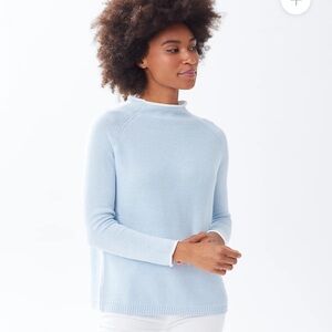 Alice Walk Cotton Mock Neck Sweater